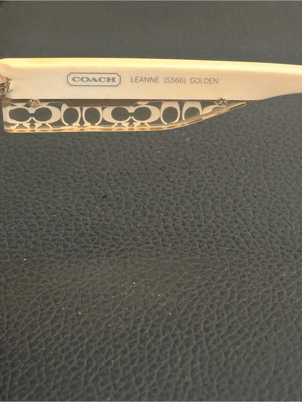 Coach Pink Gradient Shield Sunglasses with Signature Case